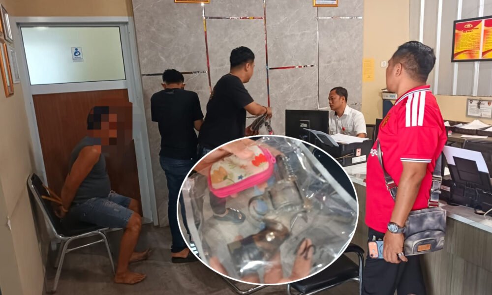 Digerebek, Pria di Palembang Miliki Revolver Rakitan, 19 Butir Amunisi dan Seragam Polri Berpangkat IPDA
