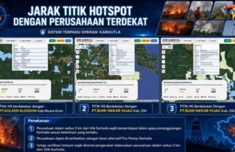 Polda Sumsel Tangani 9 Kasus Karhutla, 18 Hektar Lahan Terbakar dan 9 Tersangka Diamankan