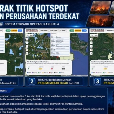 Polda Sumsel Tangani 9 Kasus Karhutla, 18 Hektar Lahan Terbakar dan 9 Tersangka Diamankan