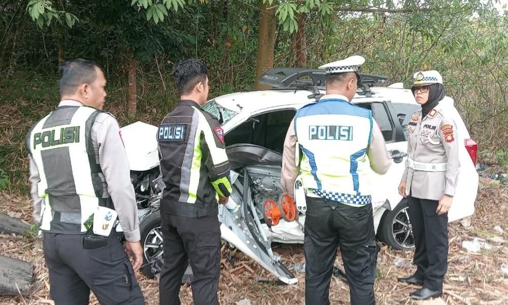 BRAKKK, Tabrakan Maut di Prabumulih, Tiga Penumpang Toyota Calya Tewas, Lima Luka-luka
