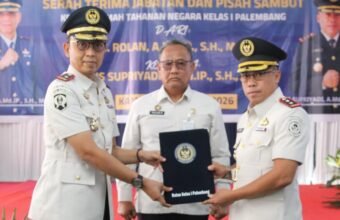 Rolan Pamit, Aris Supriyadi Resmi Nahkodai Rutan Kelas I Palembang