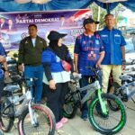 HUT ke-25 Partai Demokrat di Sumsel: Lomba Rakyat Meriah, Motor Listrik Jadi Doorprize