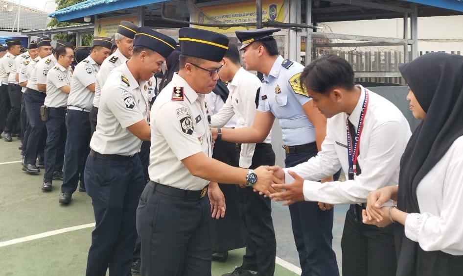 Pimpin Apel Perdana di Rutan Palembang, Aris Supriyadi Ajak Jajaran Tingkatkan Integritas