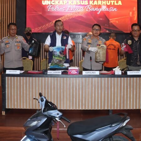 Polres Muba Ungkap Kasus Sabu 1,53 Kilogram, Pelaku Kejar-Kejaran dengan Petugas