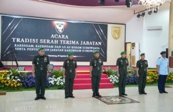 Pangdam II/Sriwijaya Pimpin Tradisi dan Sertijab Sejumlah Pejabat Kodam