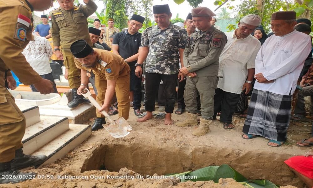 ASN Inspektorat OKI yang Tewas Dimakamkan Secara Kedinasan, Pemkab Pastikan Hak Keluarga