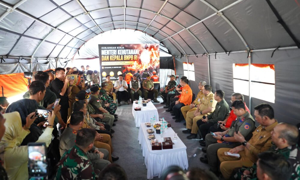 Penanganan Karhutla Sumsel Diperkuat, Herman Deru Tinjau Lokasi Kebakaran di OKI