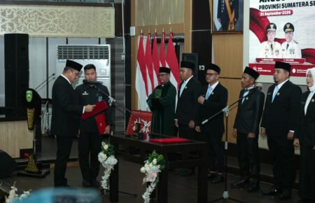 KPID Sumsel 2026–2029 Resmi Dilantik, Edward Candra Tekankan Penyiaran Berkualitas