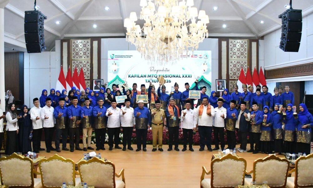 Bikin Bangga, Kafilah Sumsel Tembus 6 Besar MTQ Nasional 2026