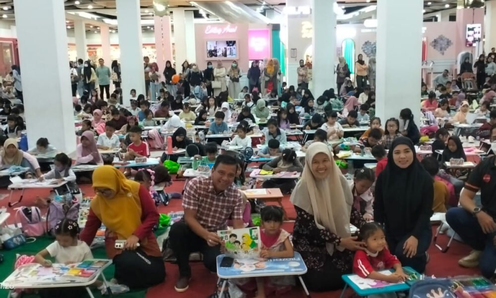 Dukung Bakat Anak Sejak Dini, Greebel Gelar Lomba Mewarnai PAUD hingga SD di Palembang