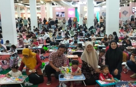 Dukung Bakat Anak Sejak Dini, Greebel Gelar Lomba Mewarnai PAUD hingga SD di Palembang