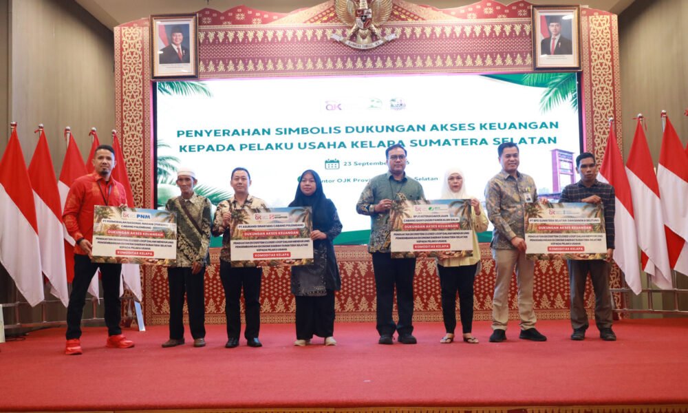 OJK Sumsel Dorong Hilirisasi Kelapa, Pembiayaan Capai Rp185,88 Miliar