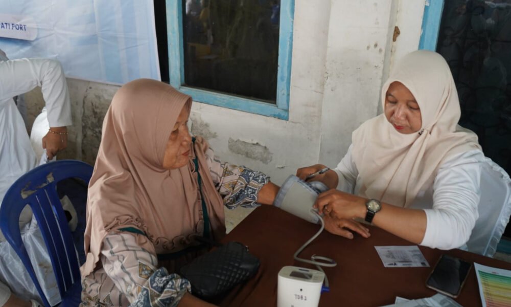 PTBA Kertapati Port Perkuat Kepedulian Kesehatan Ibu Hamil dan Balita di Gandus