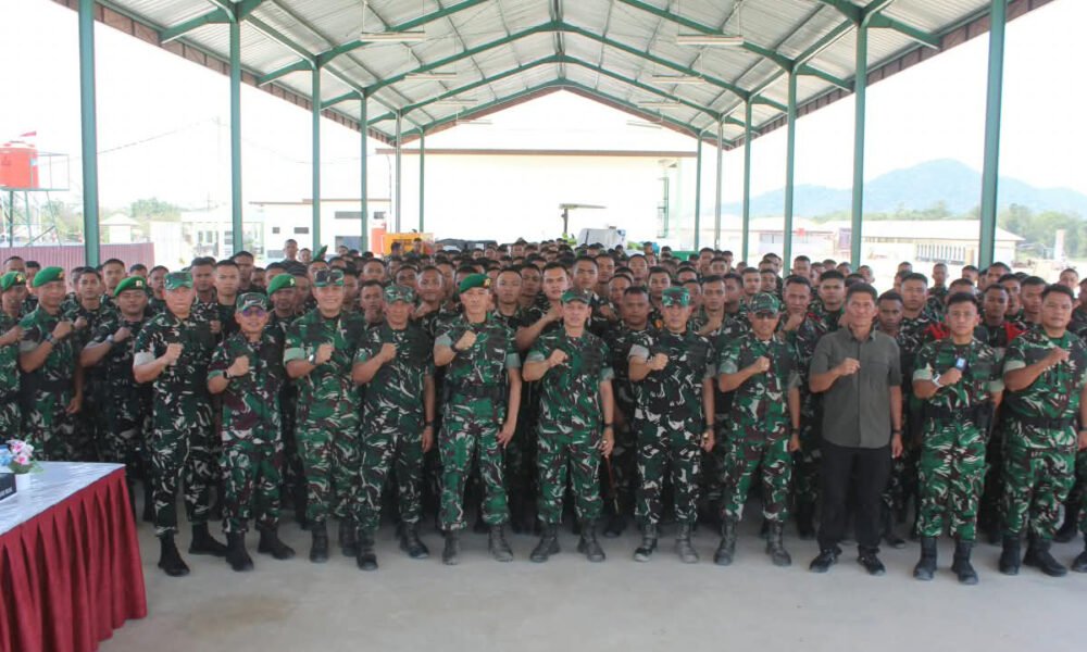 Pangdam II/Sriwijaya Tekankan Profesionalisme dan Jiwa Korsa Prajurit Yonif TP 845/KS