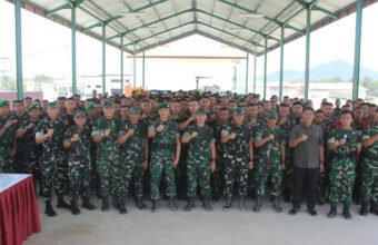 Pangdam II/Sriwijaya Tekankan Profesionalisme dan Jiwa Korsa Prajurit Yonif TP 845/KS