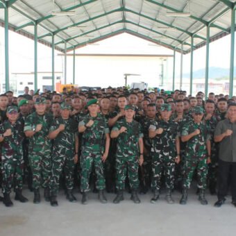 Pangdam II/Sriwijaya Tekankan Profesionalisme dan Jiwa Korsa Prajurit Yonif TP 845/KS