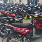Polrestabes Palembang Amankan 107 Motor Balap Liar dalam Patroli KRYD Tengah Malam