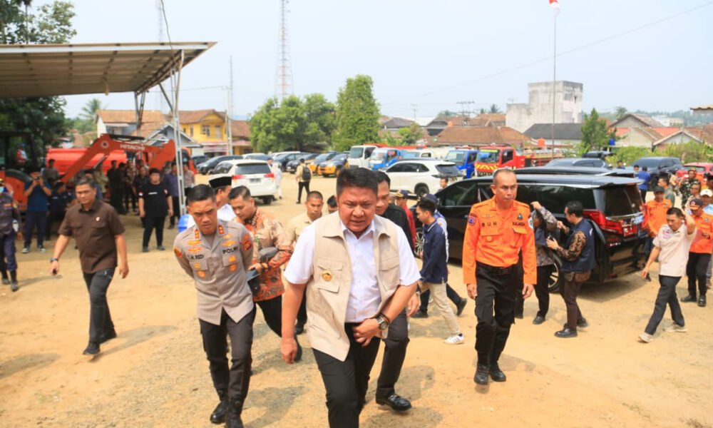 Herman Deru Cek Kesiapan Satgas Karhutla OKU Selatan, Waspadai Kekeringan Berkepanjangan