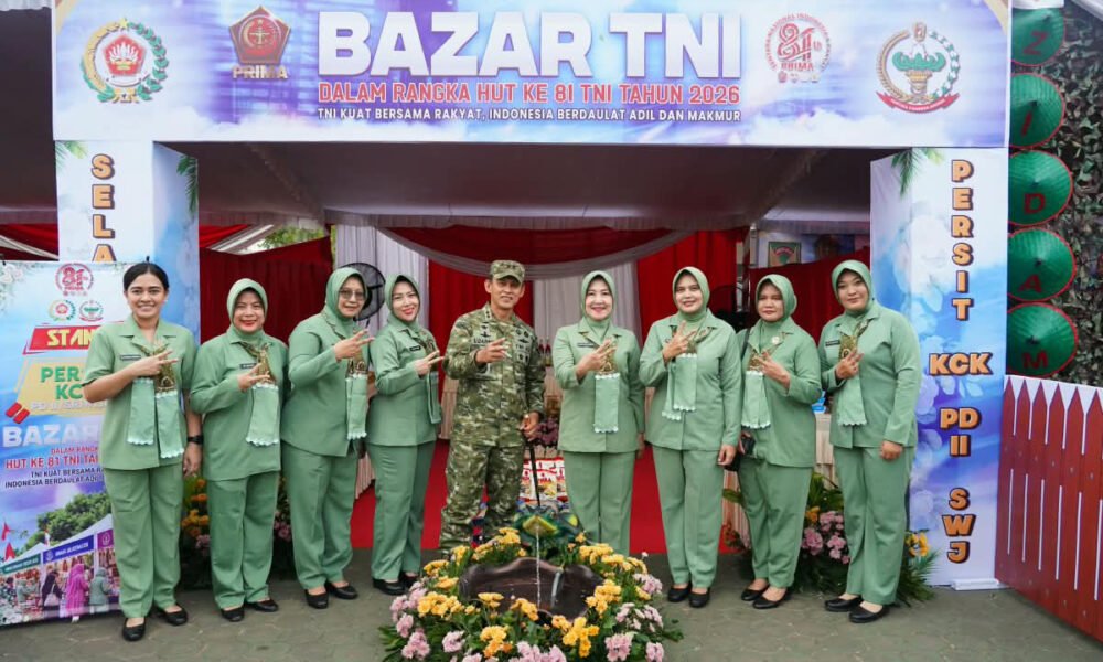 Meriahkan HUT Ke-81 TNI, Bazar Murah Digelar Serentak di Palembang