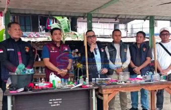 4 Gubuk Narkoba di Bantaran Sungai Musi Palembang Dirobohkan, 6 dari 9 Orang Diamankan Positif Pakai Sabu