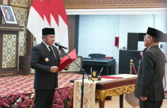 Herman Deru Kukuhkan Farid Firman sebagai Kepala BPKP Sumsel, Sinergi Pengawasan Anggaran Diperkuat