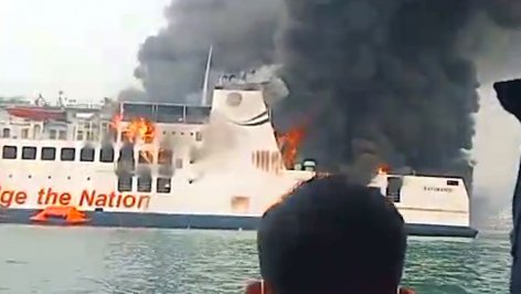 KMP Batumandi Terbakar di Merak, Begini Proses Evakuasinya