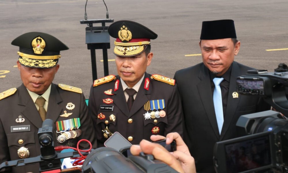 Hadiri HUT ke-81 TNI, Kapolda Sumsel Tegaskan Sinergitas TNI-Polri Harga Mati