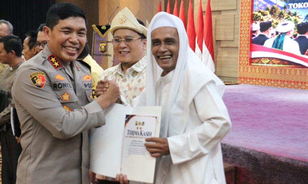 Kapolda Sumsel Rangkul Tokoh Agama, Ini Pesan Pentingnya