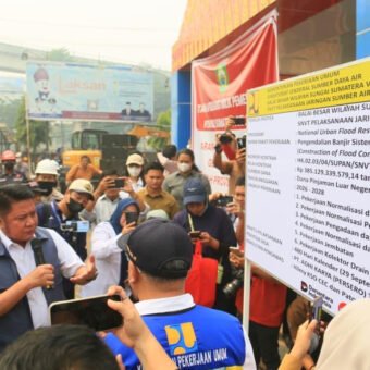 Hadapi Musim Hujan, Kolam Retensi Simpang Polda Palembang Diperluas