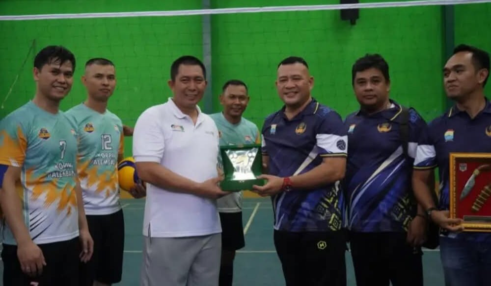 HUT Korpri ke-55, Tim Voli Pagar Alam Kalahkan Korpri Palembang