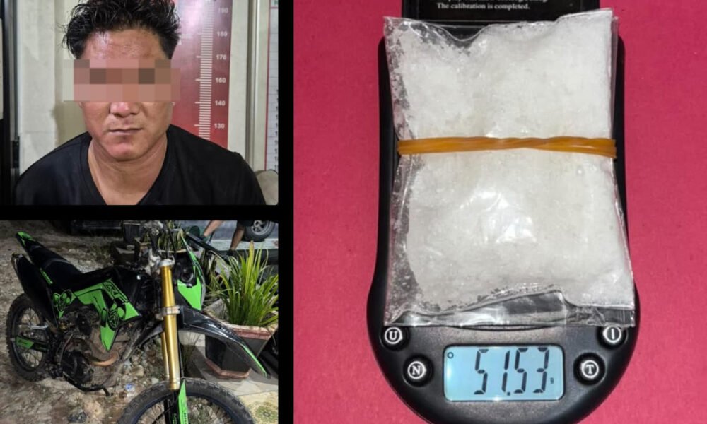 Kurir Sabu 51,53 Gram Diciduk Satresnarkoba Polres Muratara