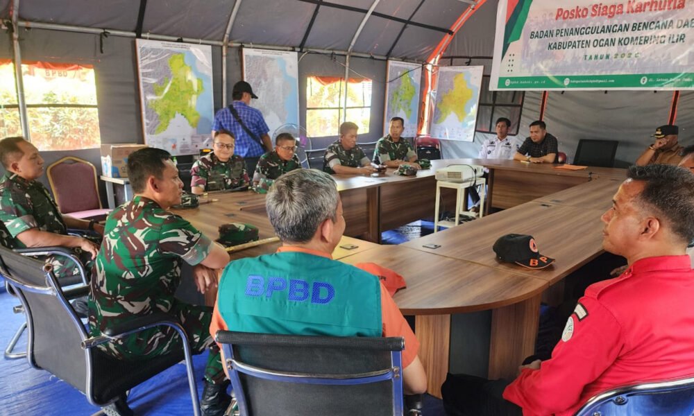 Pangdam II/Sriwijaya Tinjau Kesiapan Penanganan Karhutla di OKI, Cek Personel hingga Peralatan