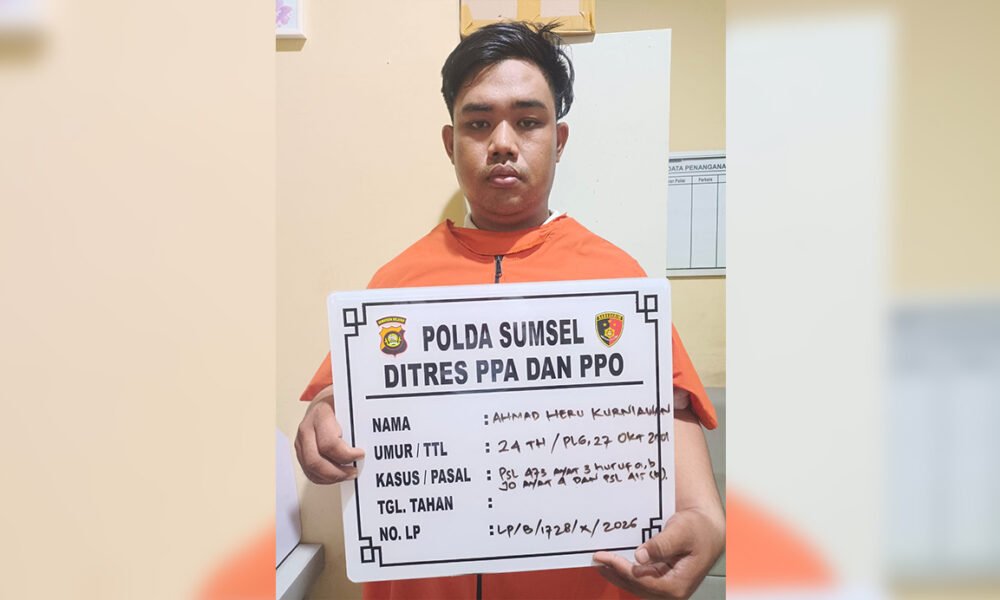 Polda Sumsel Tangkap Predator 8 Siswa SMP di Palembang