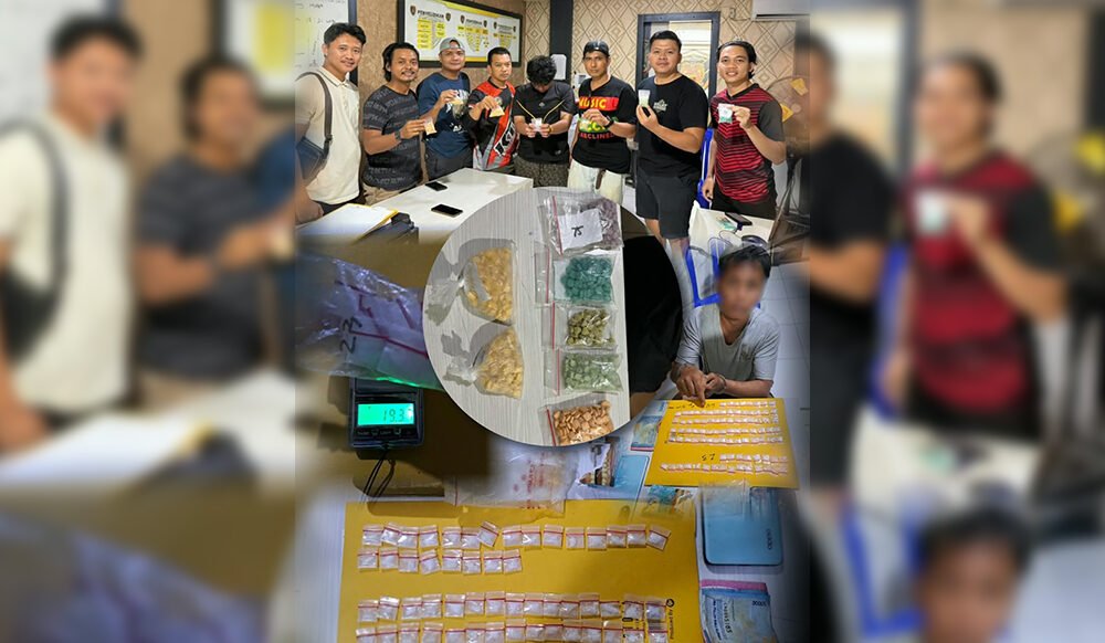 Kurang dari 24 Jam, Polsek Keluang Sita 600 Butir Ekstasi dan 91 Paket Sabu