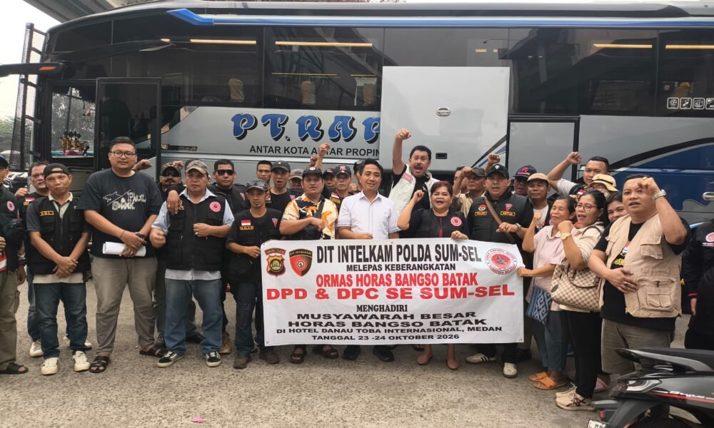 Jaga Persatuan di Perantauan, Polda Sumsel Dukung Keberangkatan Horas Bangso Batak ke Mubes Medan