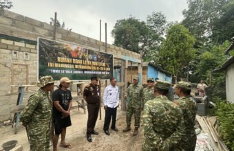 Tim Wasev TNI Turun ke Bangka Barat, Cek Proyek TMMD ke-130 dan Bedah Rumah Warga